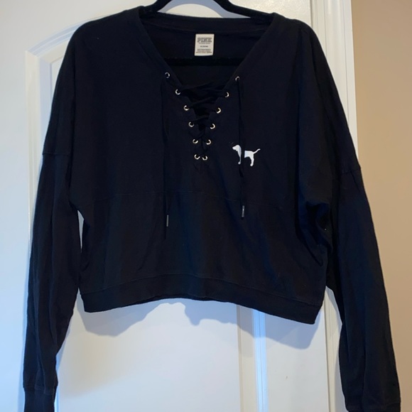 ✨ LOVE PINK VS Lace Up Top✨ - Picture 4 of 4